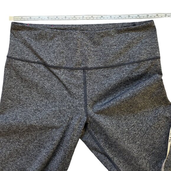 Victoria's Secret VS Sport Cropped Leggings Womens L Gray Athleisure Workout - Picture 10 of 10